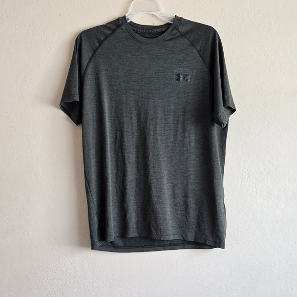 Under Armour Other - Under Armour Men's Tech Tee Army Green Short Sleeve T-Shirt Heatgear Size M